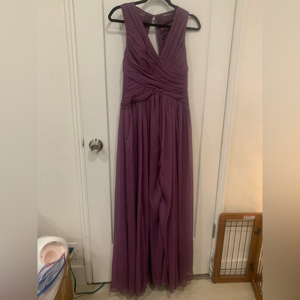 Vera Wang Plum Maxi Dress